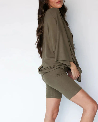 THE WEEKEND LOUNGE SET REFRESH OLIVE